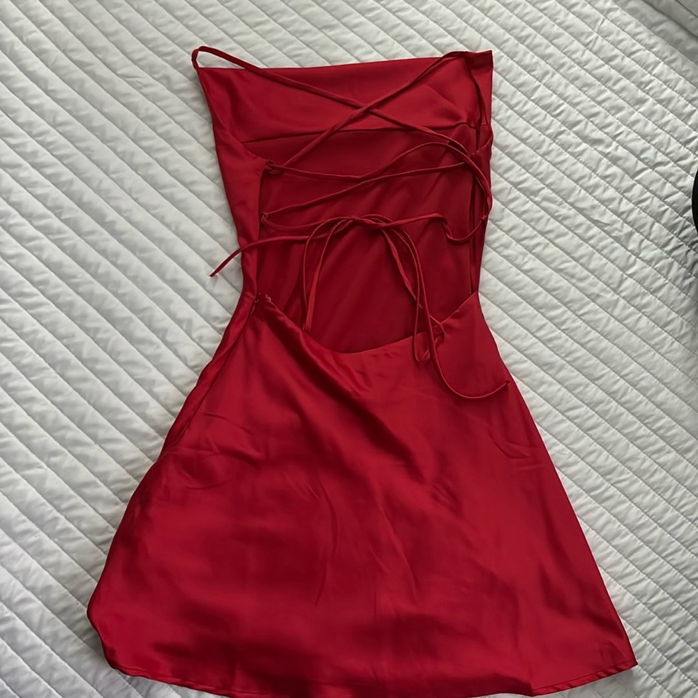 PRINCESS POLLY RED MINI DRESS SZ 2